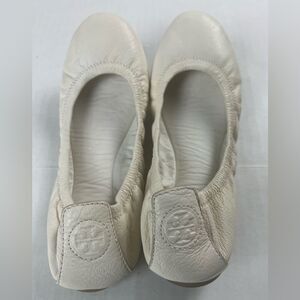 Tory Burch Eddie-Lambskin Ballet Flats